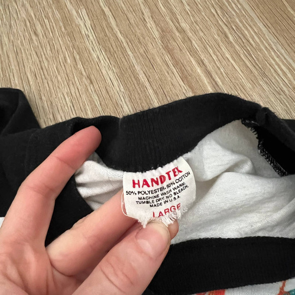 Vintage 1986 Van Halen 5150 Concert Raglan Band Tee - Picture 5 of 9